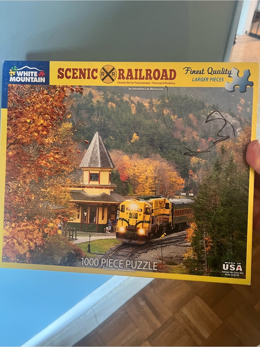 White Mountain 1000-Piece Puzzle